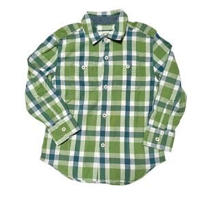 Tucker + Tate Plaid Button Up Shirt Size 3T